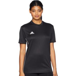 imageadidas Womens Core 18 Training JerseyBlackWhite