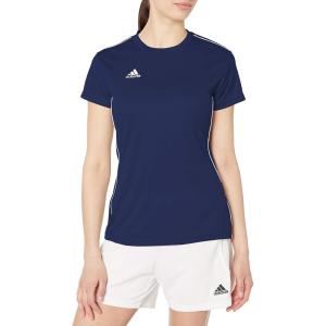 imageadidas Womens Core 18 Training JerseyDark BlueWhite