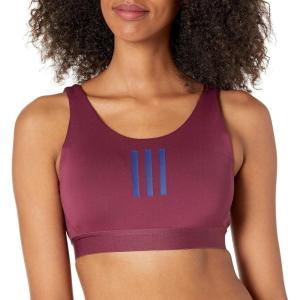 imageadidas Womens Dont Rest 3Stripes BraVictory CrimsonVictory Blue