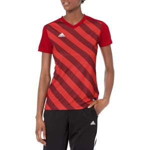 imageadidas Womens Entrada 22 Graphic JerseyTeam Power RedShadow Red