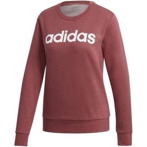 imageadidas Womens Essentials Linear SweatshirtLegacy Red MelWhite