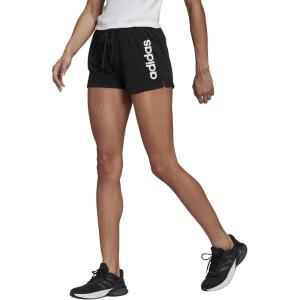 imageadidas Womens Essentials Slim 3Stripes ShortsCore BlackWhite