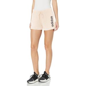 imageadidas Womens Essentials Slim 3Stripes ShortsEcru TintBlack