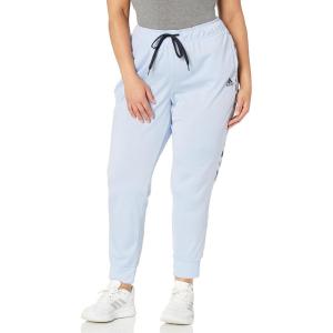 imageadidas Womens Plus Size Essentials Fleece Tapered Cuff PantsBlue DawnBlue DawnMulticolorBlack