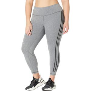imageadidas Womens Plus Size Versatility Training Icon 78 TightsDark Grey Heather