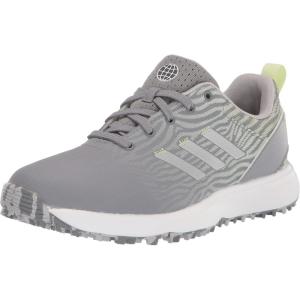 imageadidas Womens S2g Spikeless Golf ShoesGrey ThreeSilver MetallicPulse Lime