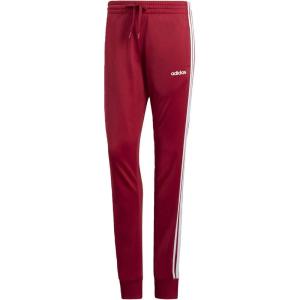 imageadidas Womens Standard Essentials 3Stripes Tricot Open Hem PantsMaroonWhite