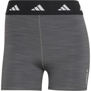 imageadidas Womens Techfit 3 Inch Short TightsDark GreyBlack