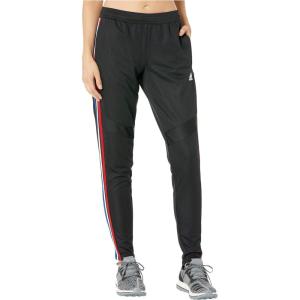 imageadidas Womens Tiro 19 PantsBlackPower RedWhite