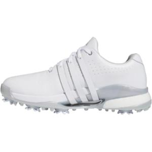 imageadidas Womens Tour360 24 Golf ShoesFootwear WhiteCore BlackSilver Metallic