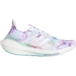 imageadidas Womens Ultraboost 21 Running ShoeCloud WhiteCloud WhiteMint Ton