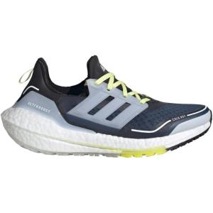 imageadidas Womens Ultraboost 21 Running ShoeCrew NavyHalo BluePulse Yellow