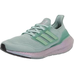 imageadidas Womens Ultraboost 21 Running ShoeHazy GreenHazy GreenBlue Oxide