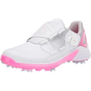 imageadidas Womens W Response Bounce 2 Golf ShoeWhiteSilverScreaming Pink