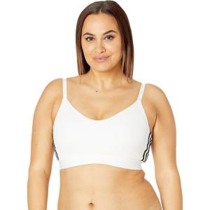 imageadidas womens All Me 3stripes BraWhiteBlack