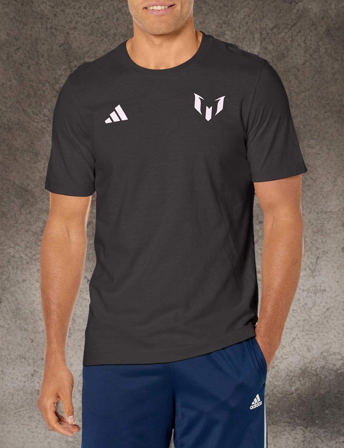 imageadidas Mens Messi Generic Short Sleeve TShirtBlack