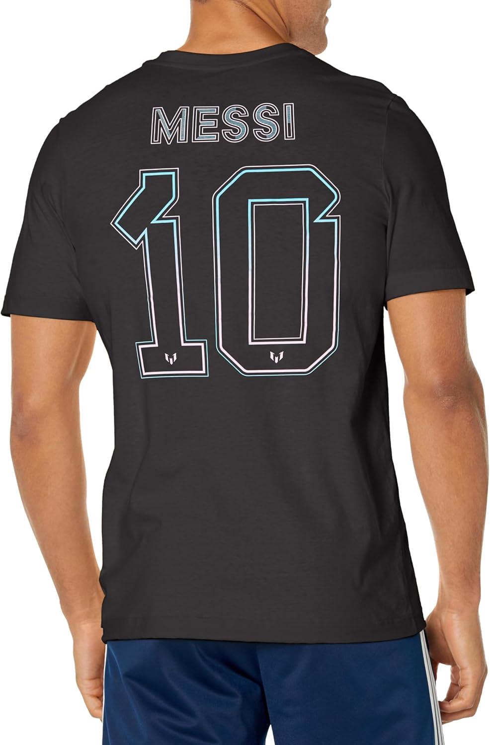 imageadidas Mens Messi Generic Short Sleeve TShirtBlack
