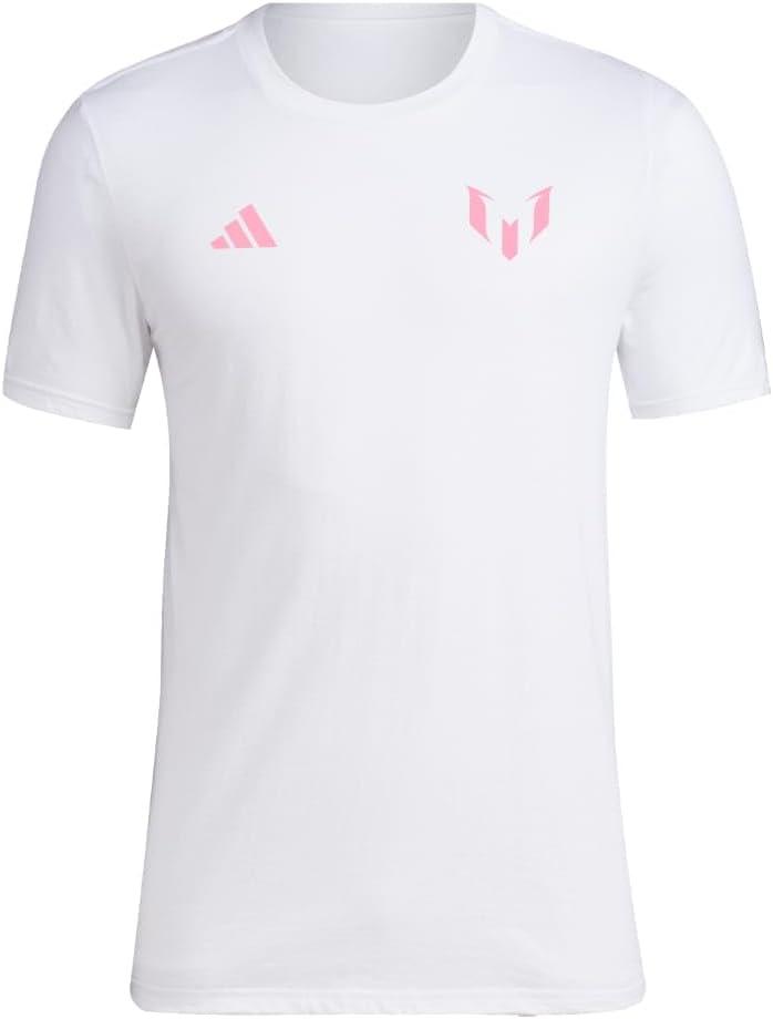 imageadidas Mens Messi Generic Short Sleeve TShirtWhite