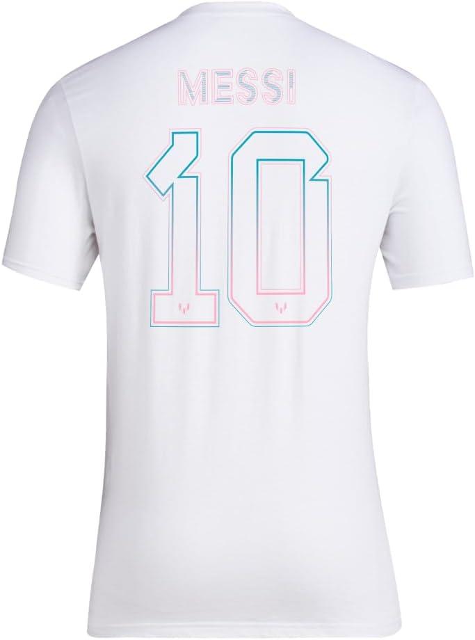 imageadidas Mens Messi Generic Short Sleeve TShirtWhite