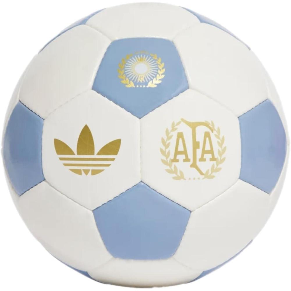 imageadidas Argentina 50 Years Soccer Ball  Commemorative Edition Size 5 Soccer Ball HandStitched with Special HeritageInspired Badge Inflation Required
