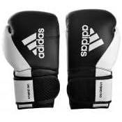 imageadidas Hybrid 150 Boxing Gloves  Leather Training Boxing Gloves for Men ampamp Women  Kickboxing Heavy Bag MMA ampamp Workout Gloves  Available in 10 12 14 16 oz  BlackWhite WhiteBlackBLACK  WHITE
