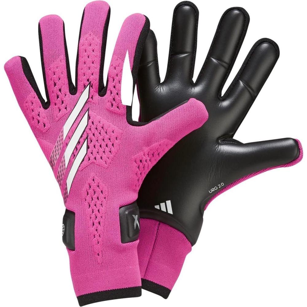 imageadidas X Speedportal Pro Goalkeeper Gloves  SnugFitting Lightweight and Sustainable Design for Enhanced Agility Multiple Colors and SizesTeam Shock PinkZero MetalicBlack