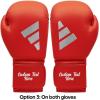 imageAdidas Custom Boxing Gloves  Speed 50  for Boxing Kickboxing MMA Bag Training ampamp Fitness  Custom Boxing Gloves for Gifts SouvenirsRed Silver