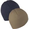 imageAdidas Mens Beanie 2Pack  Standard Fit Winter Knit Hat Skull CapDark BlueGrey ThreeWarm Sandstone Beige Black