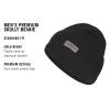 imageAdidas Mens Premium Skully Beanie  Standard Fit Winter Skull CapBlackGrey FourBlack