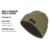 imageAdidas Mens Premium Skully Beanie  Standard Fit Winter Skull CapOlive Strata GreenBlackCarbon Grey