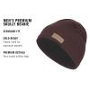 imageAdidas Mens Premium Skully Beanie  Standard Fit Winter Skull CapShadow BrownSimple BrownEarth Strata Brown