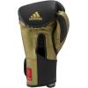 imageAdidas Tilt 350 PRO Training Gloves  Hook ampamp Loop with New Tilt Technology  for Men Women Unisex  Sustainable Vegan Leather Boxing Kickboxing MMA Training GlovesBlackGold Met