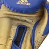 imageAdidas Tilt 350 PRO Training Gloves  Hook ampamp Loop with New Tilt Technology  for Men Women Unisex  Sustainable Vegan Leather Boxing Kickboxing MMA Training GlovesBlue Metallic Gold