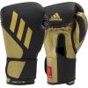 imageAdidas Tilt 350 PRO Training Gloves  Hook ampamp Loop with New Tilt Technology  for Men Women Unisex  Sustainable Vegan Leather Boxing Kickboxing MMA Training GlovesBlackGold Met
