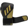 imageAdidas Tilt 350 PRO Training Gloves  Hook ampamp Loop with New Tilt Technology  for Men Women Unisex  Sustainable Vegan Leather Boxing Kickboxing MMA Training GlovesBlackGold Met