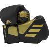 imageAdidas Tilt 350 PRO Training Gloves  Hook ampamp Loop with New Tilt Technology  for Men Women Unisex  Sustainable Vegan Leather Boxing Kickboxing MMA Training GlovesBlackGold Met