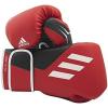 imageAdidas Tilt 350 PRO Training Gloves  Hook ampamp Loop with New Tilt Technology  for Men Women Unisex  Sustainable Vegan Leather Boxing Kickboxing MMA Training GlovesActive RedBlack