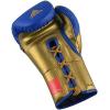 imageAdidas Tilt 350 Pro with Lace Closure  with New Tilt Technology  for Men Women Unisex  Sustainable Vegan Leather Boxing Kickboxing MMA Training GlovesBlueGold