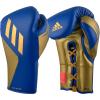 imageAdidas Tilt 350 Pro with Lace Closure  with New Tilt Technology  for Men Women Unisex  Sustainable Vegan Leather Boxing Kickboxing MMA Training GlovesBlueGold