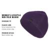 imageAdidas Womens Beanie  Lifestyle Standard Fit Winter Knit HatAurora Plum PurpleBlack