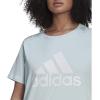 imageAdidas Womens Essentials Logo TeeAlmost BlueWhite