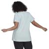 imageAdidas Womens Essentials Logo TeeAlmost BlueWhite