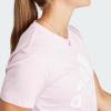 imageAdidas Womens Essentials Logo TeeClear PinkWhite