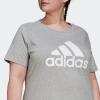 imageAdidas Womens Essentials Logo TeeMedium Grey Heather  White