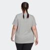 imageAdidas Womens Essentials Logo TeeMedium Grey Heather  White