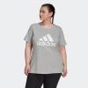 imageAdidas Womens Essentials Logo TeeMedium Grey Heather  White