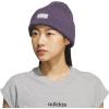 imageAdidas Womens Premium Cuffed Beanie  Tall Fit Knit Winter HatPreloved VioletClear Granite GreyWhite