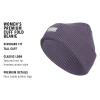 imageAdidas Womens Premium Cuffed Beanie  Tall Fit Knit Winter HatPreloved VioletClear Granite GreyWhite