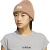imageAdidas Womens Premium Cuffed Beanie  Tall Fit Knit Winter HatWarm Sandstone BeigeCream White