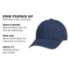 imageAdidas Womens Saturday 3 Fashion HatMedium Blue Denim